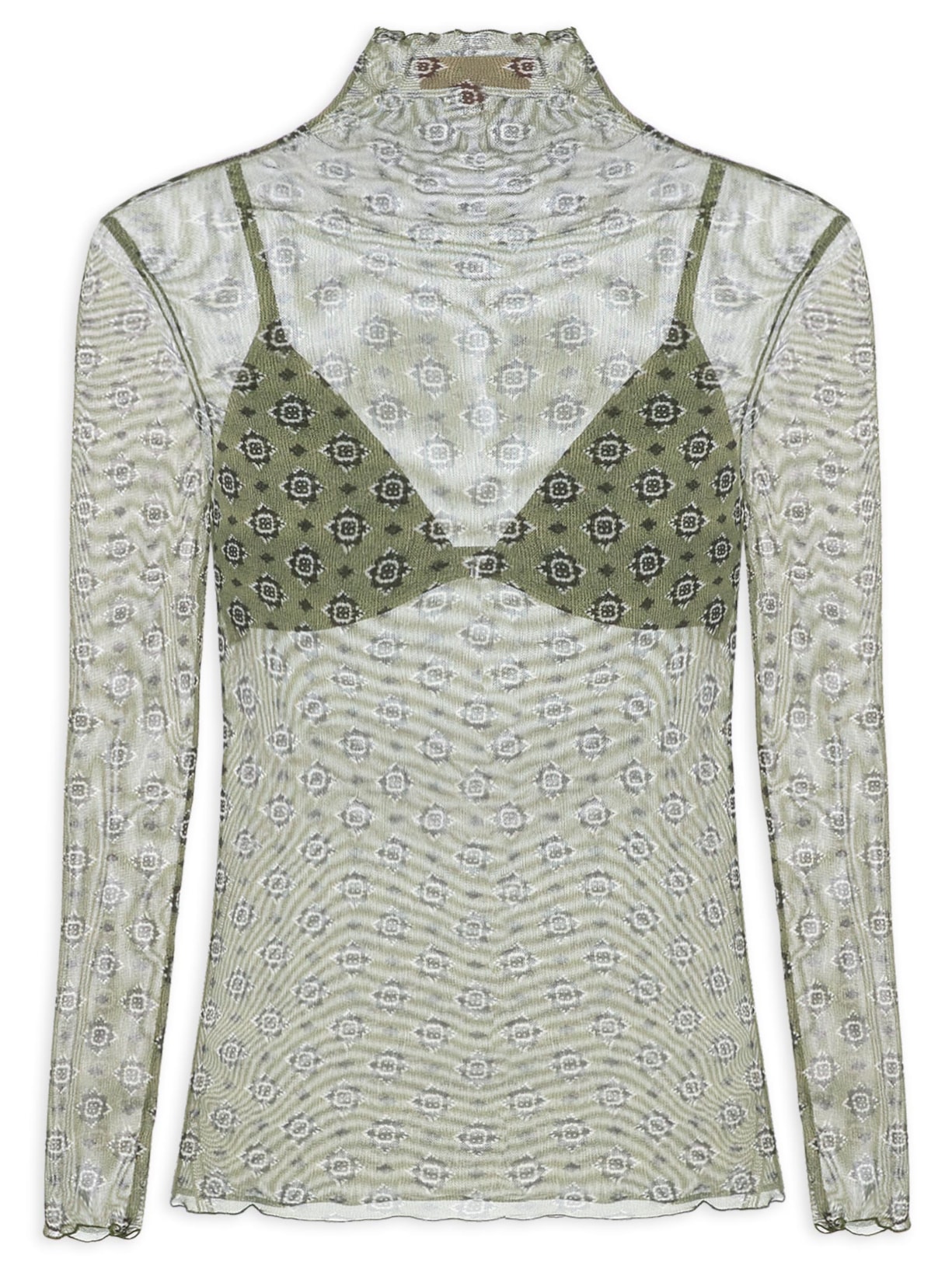 Blusa Feminina Tule Top Yosemite I26 Verde Mixed