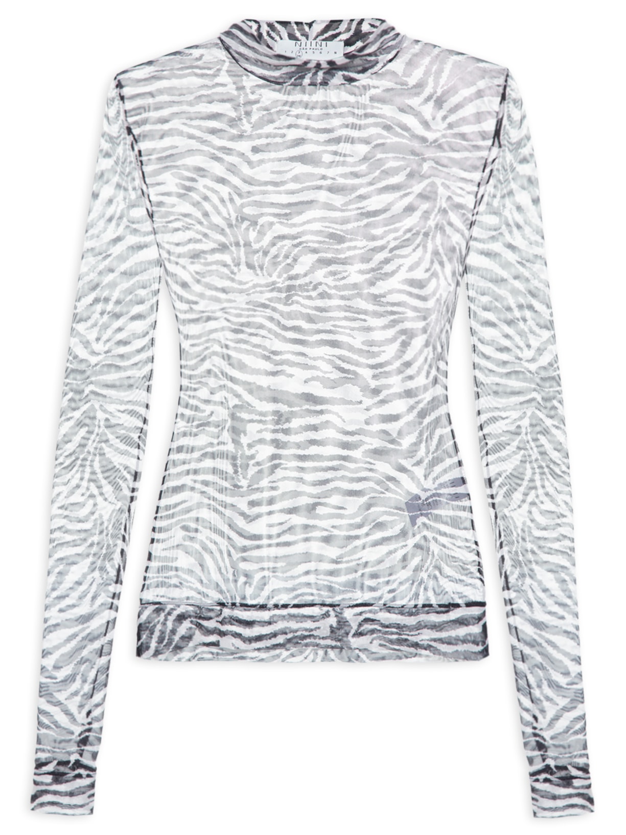 Blusa Feminina Tule Zebra - Animal Print