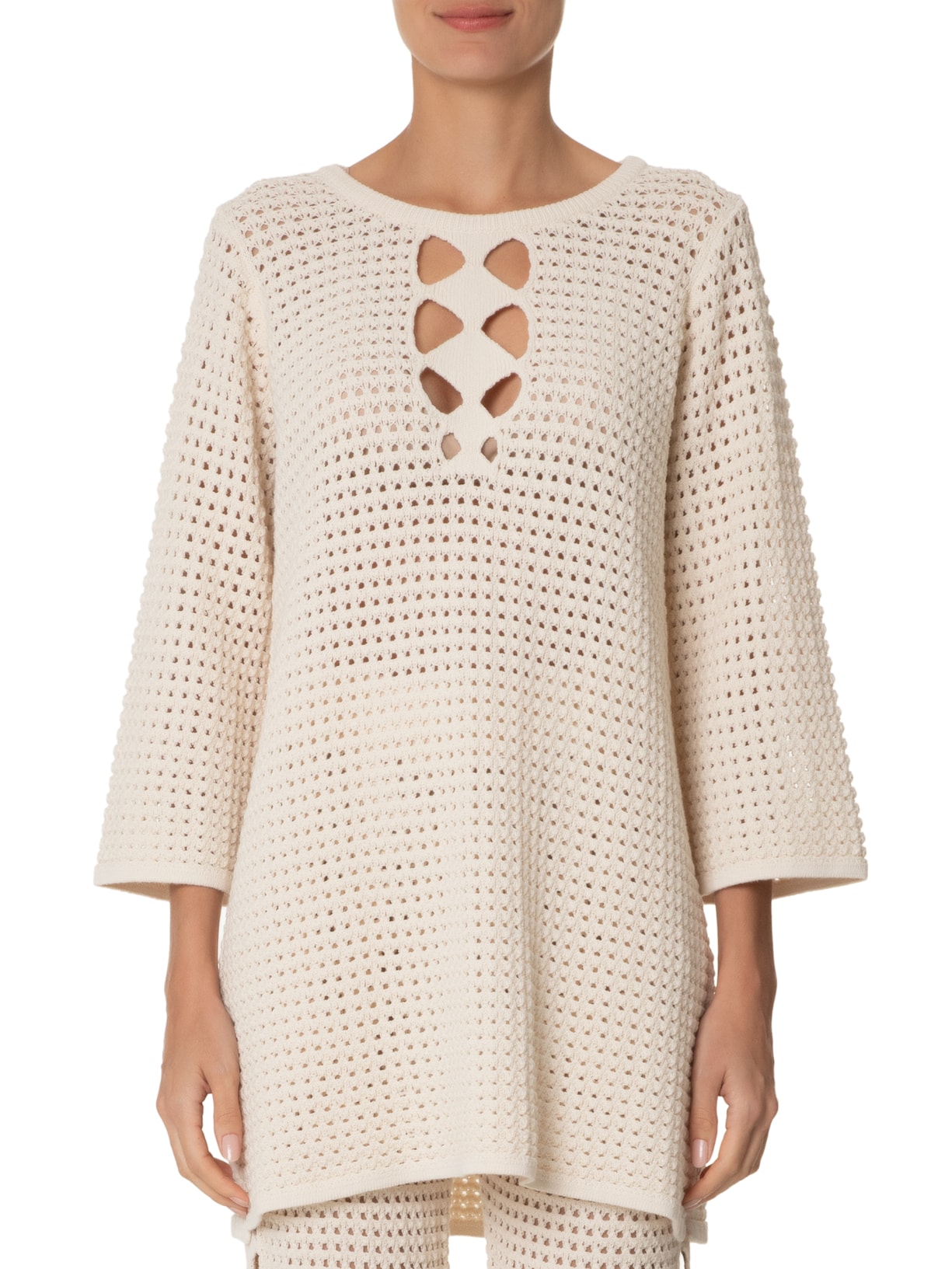 Blusa Feminina Túnica Bege Anselmi