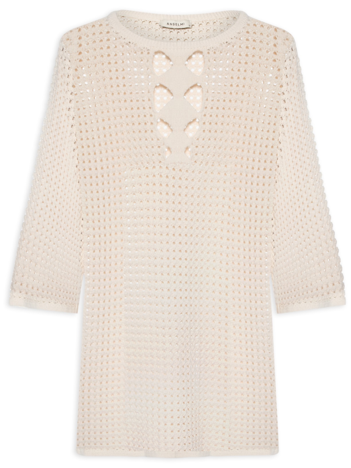 Blusa Feminina Túnica Bege Anselmi