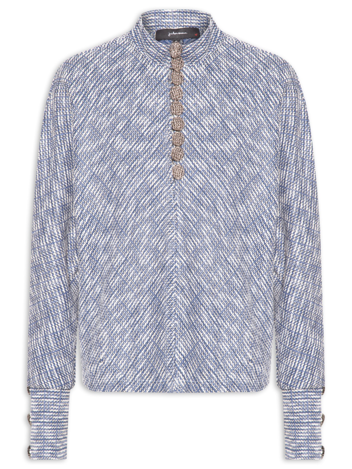 Blusa Feminina Tweed Florence - Cinza