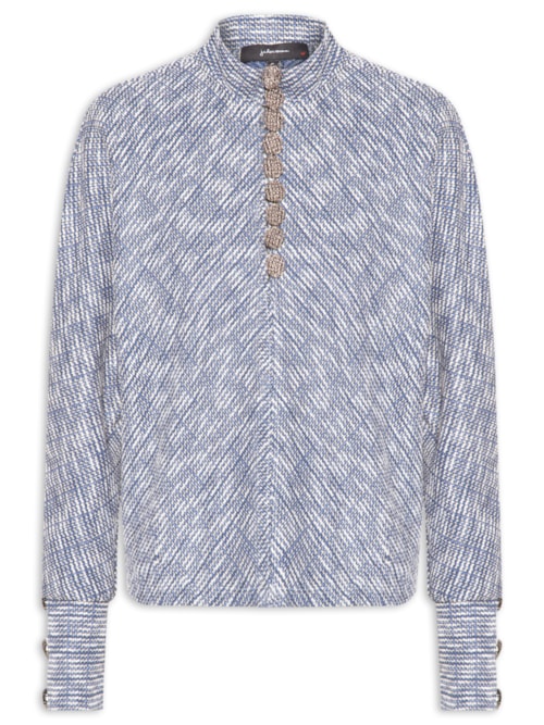 Blusa Feminina Tweed Florence - Cinza