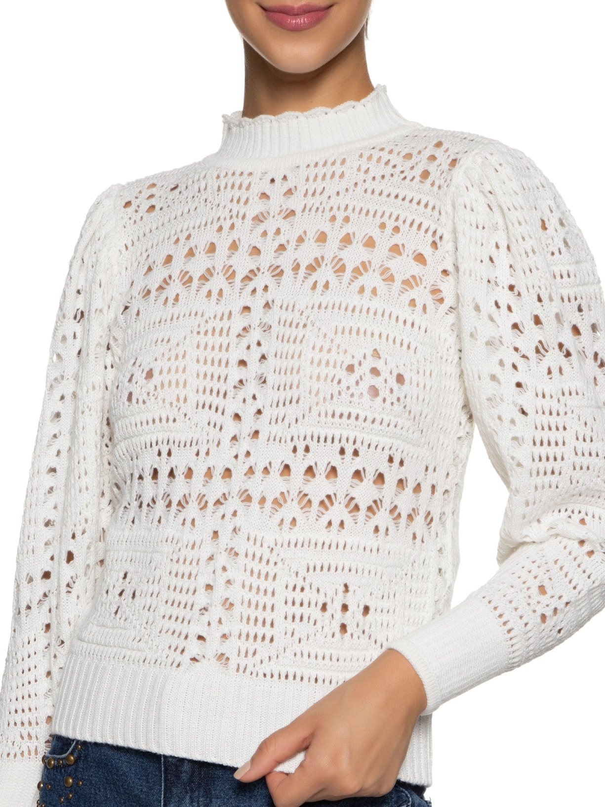 Blusa Feminina Ulya Branco Le Lis