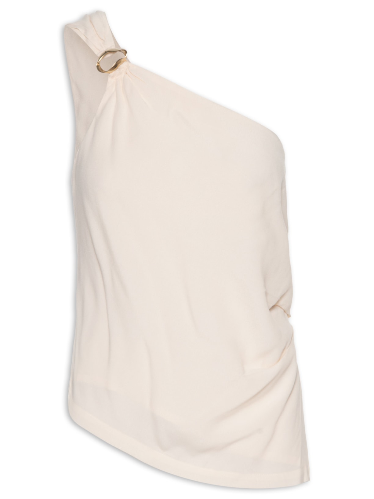 Blusa Feminina Um Ombro Só - Bege