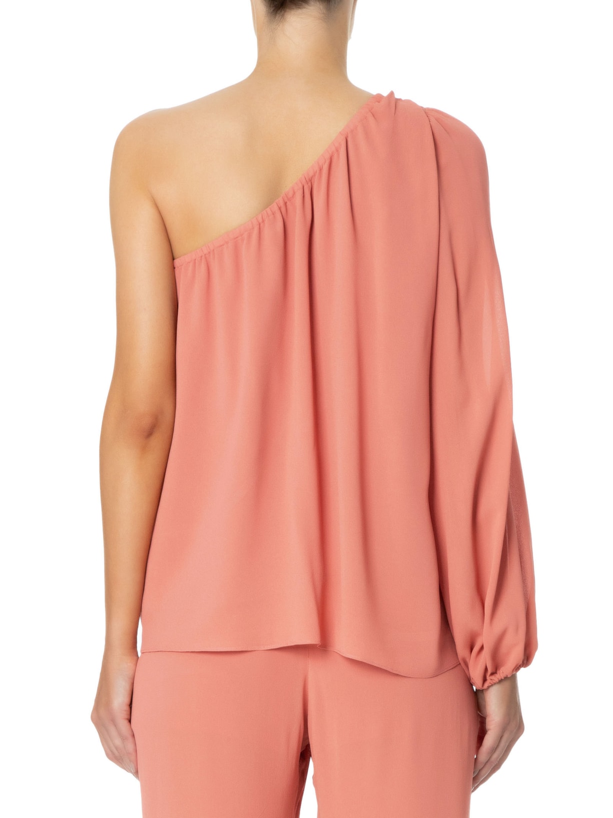 Blusa Feminina Um Ombro Só Rosa Maria Filó