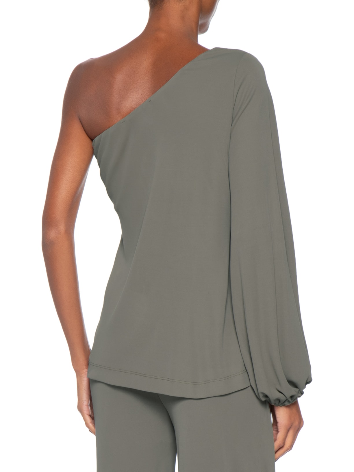 Blusa Feminina Um Ombro Só – Verde Maria Filó