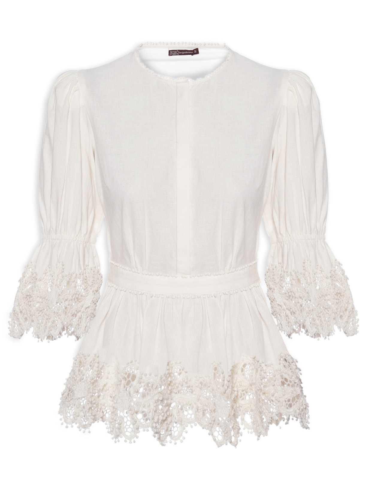 Blusa Feminina Van Manga Branco Bo.bô