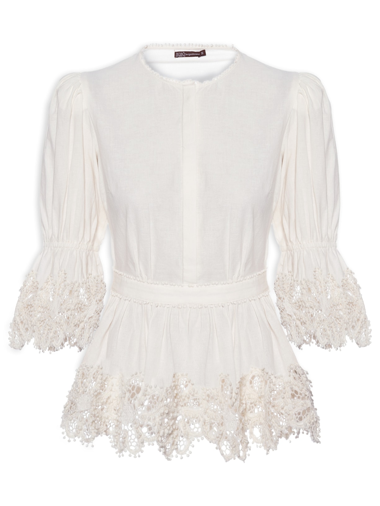 Blusa Feminina Van Manga Branco Bo.bô