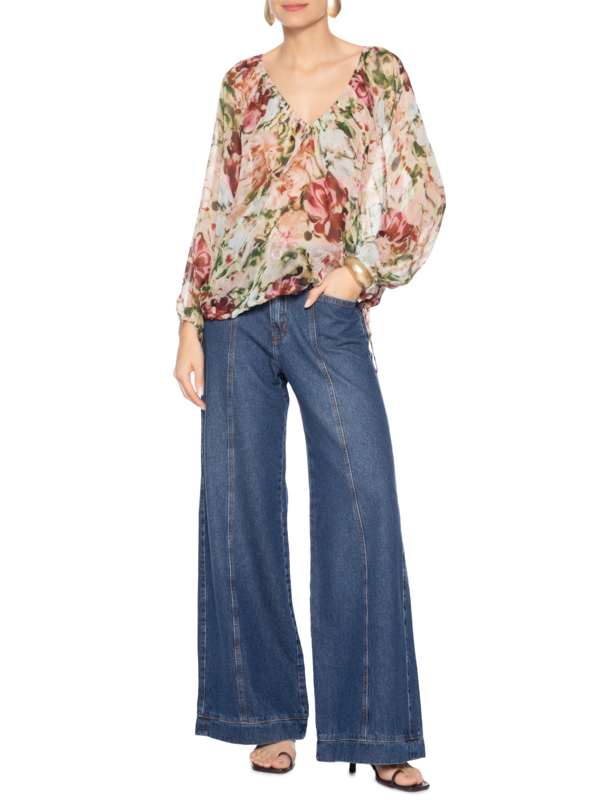 Blusa Feminina Vani Azul Le Lis