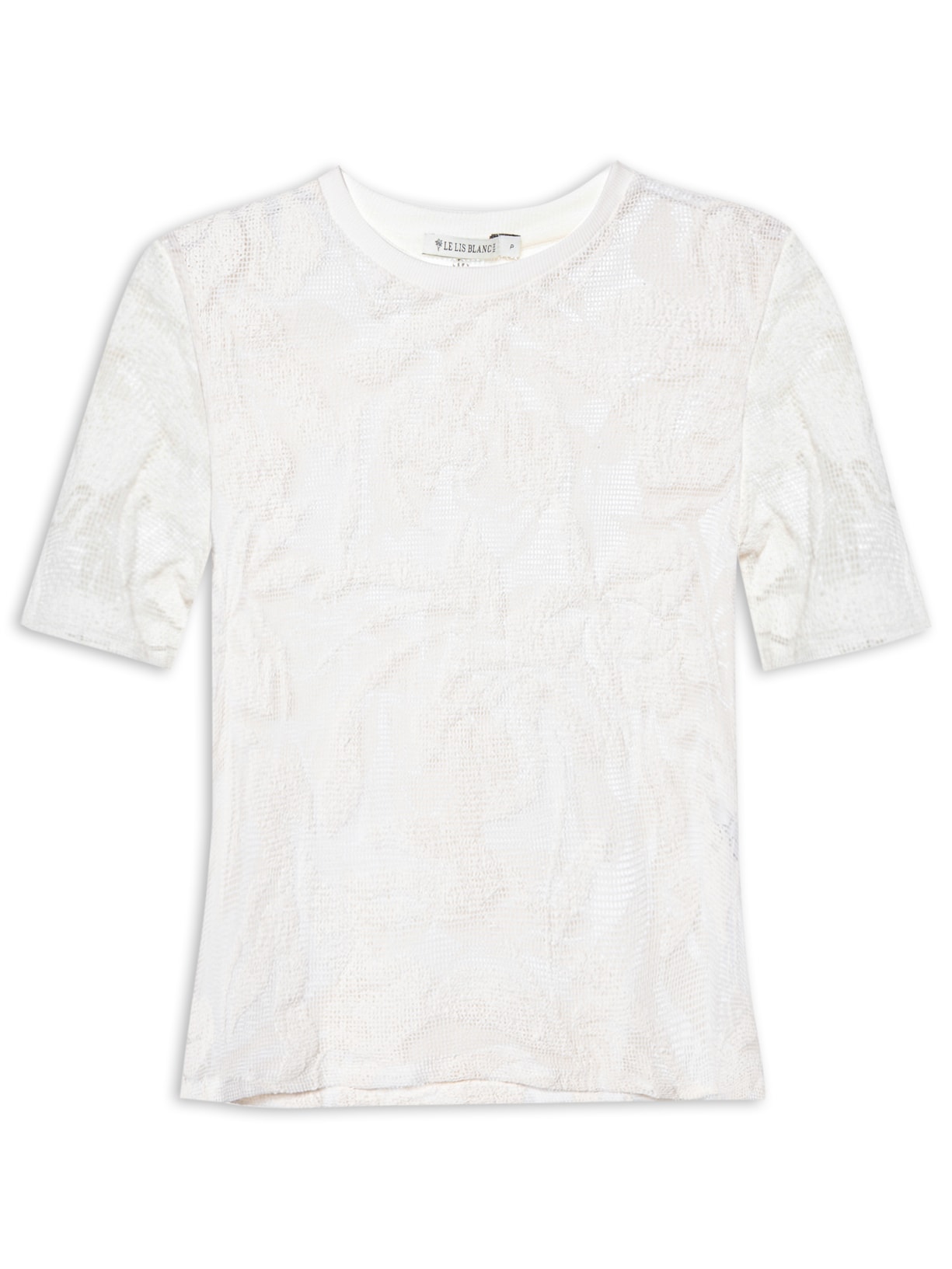 Blusa Feminina Vanilla Flowers - Branco