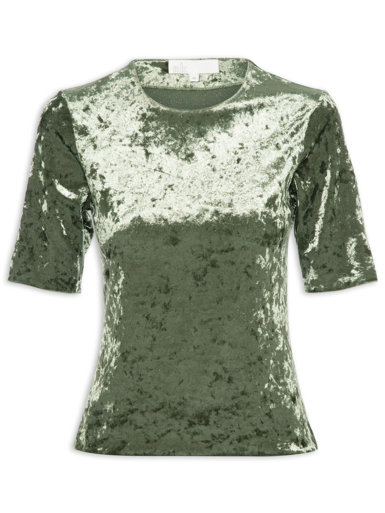 Blusa Feminina Veludo Stains Tayla - Verde