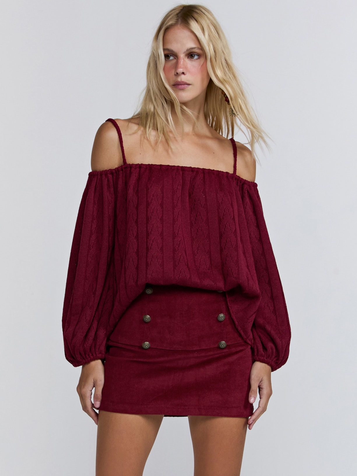 Blusa Feminina Victoria Vermelho Triya