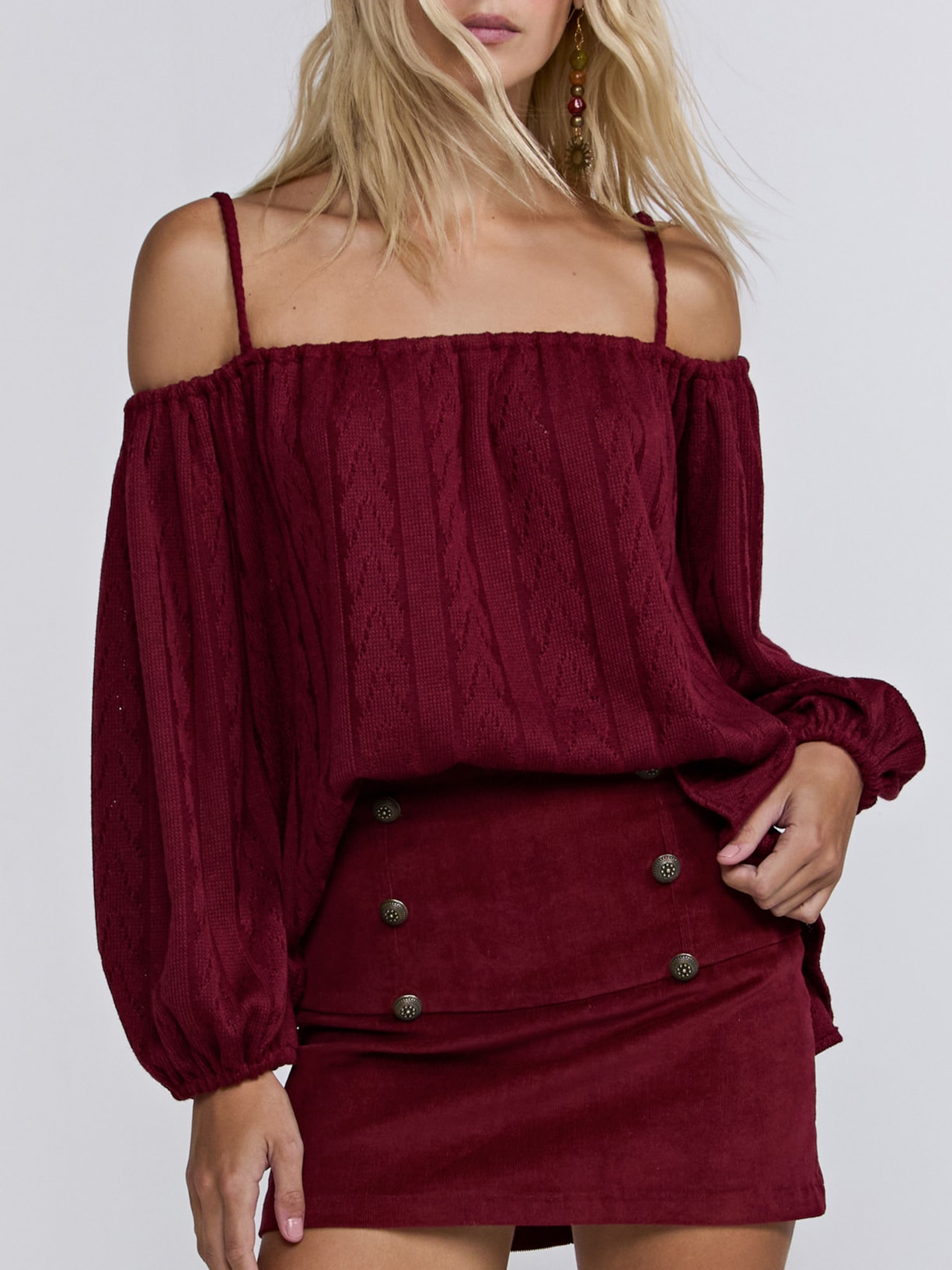 Blusa Feminina Victoria Vermelho Triya