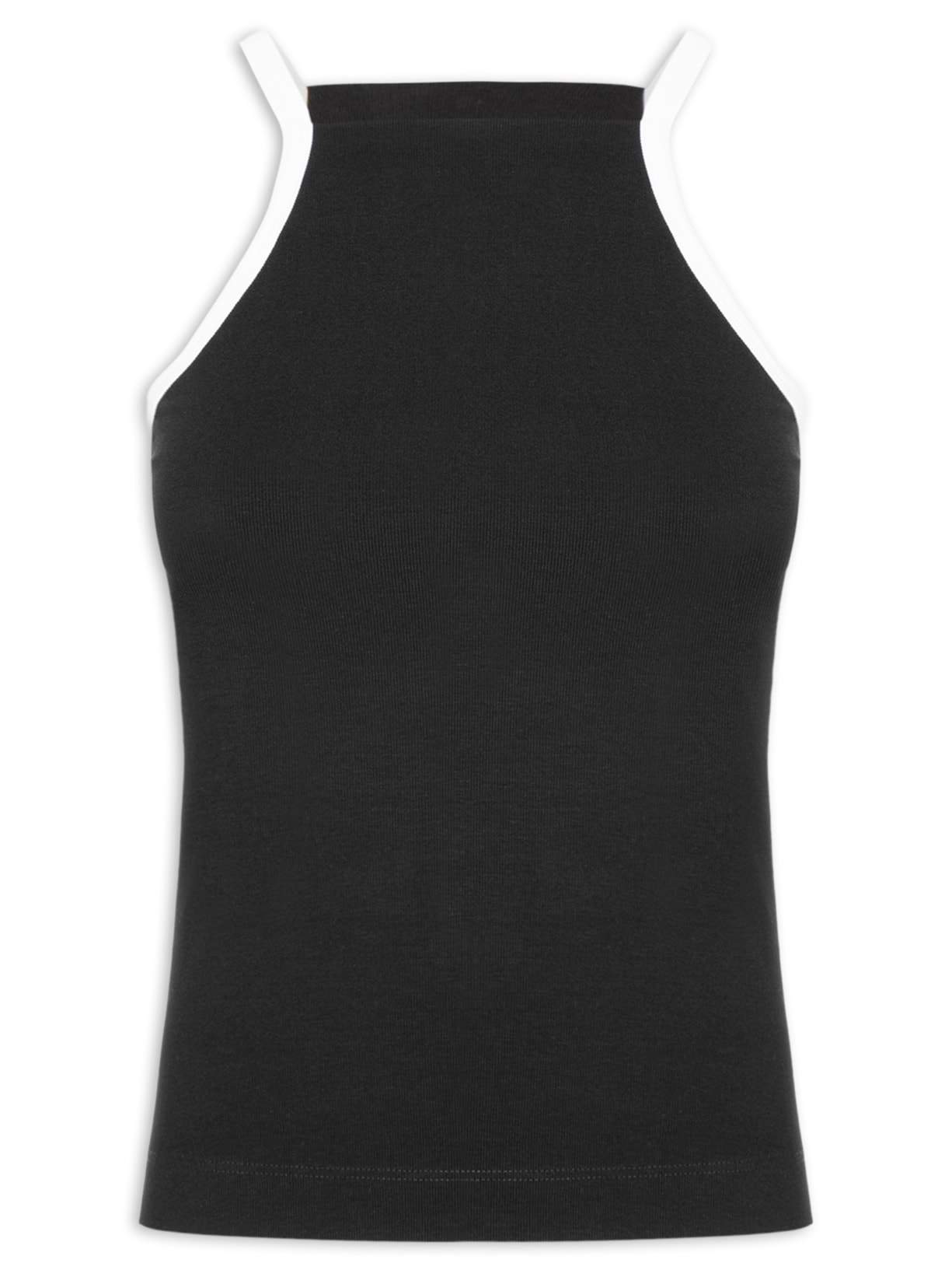 Blusa Feminina Viés P&B Preto Animale