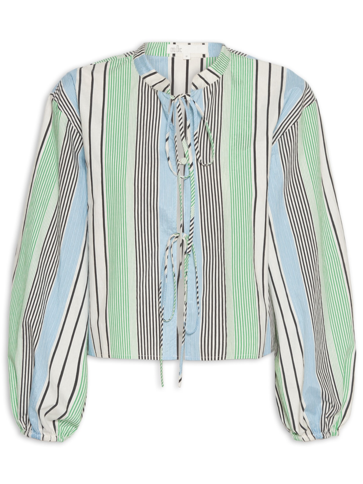 Blusa Feminina Vintage Stripes Nancy - Verde
