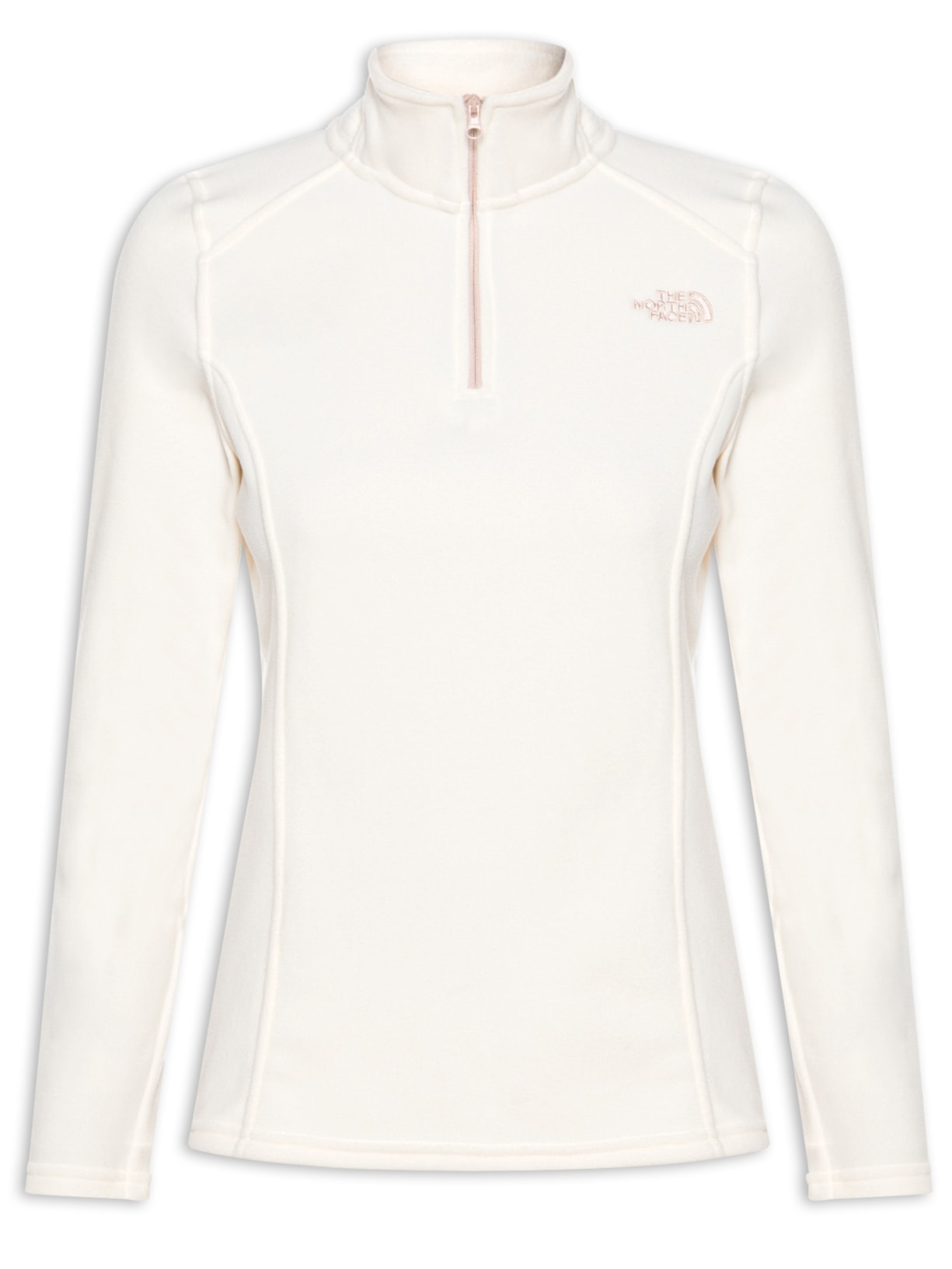 Blusa Feminina W Glacier 1/4 Zip - Branco