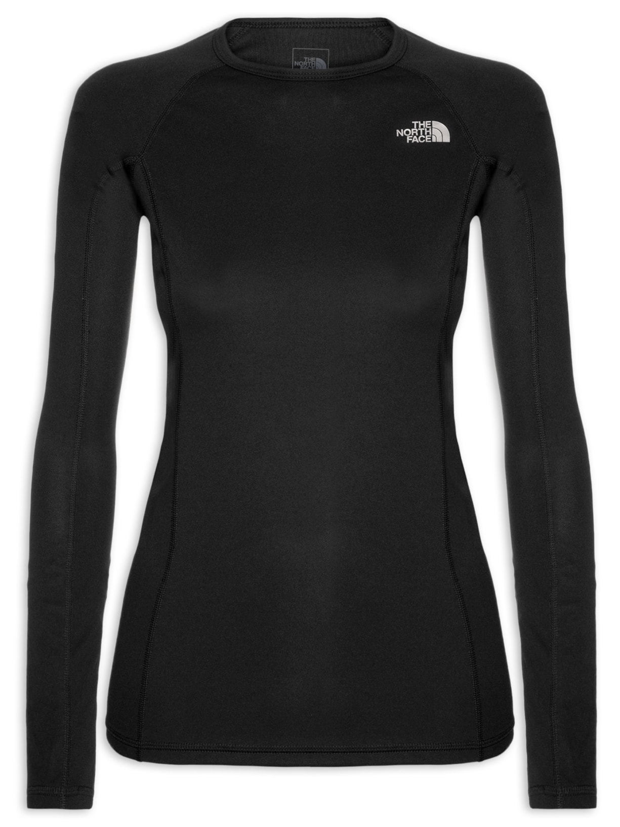 Blusa Feminina W Light L/S Crew Neck HGR - Preto