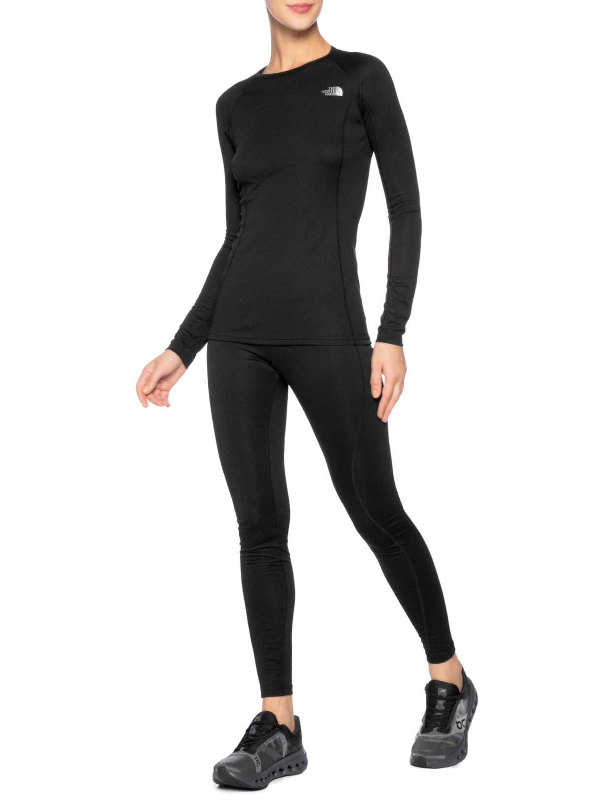 Blusa Feminina W Light L/S Crew Neck HGR Preto The North Face