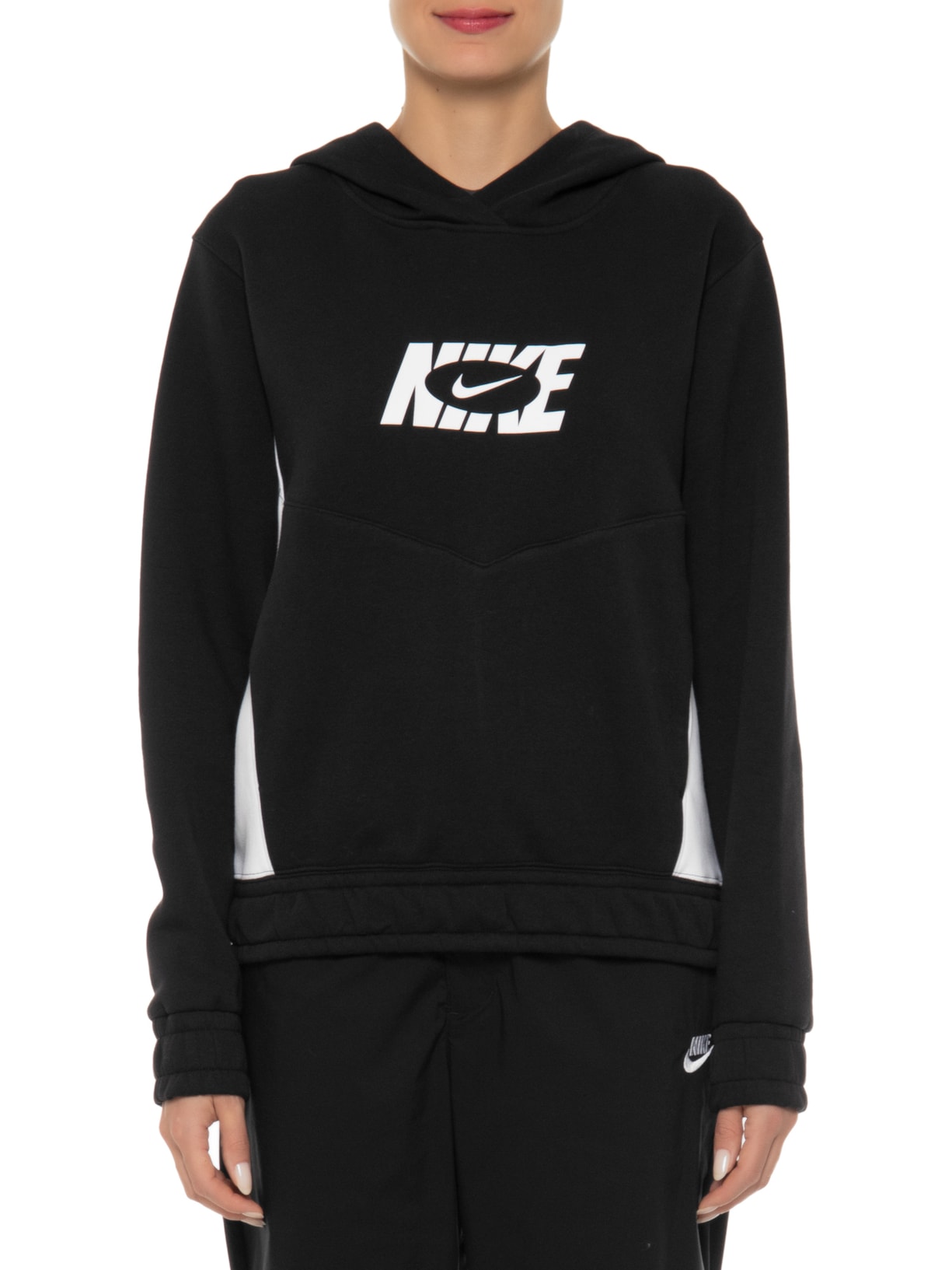 Blusa Feminina W Nsw Ic Flc Hoodie Ce Preto Nike