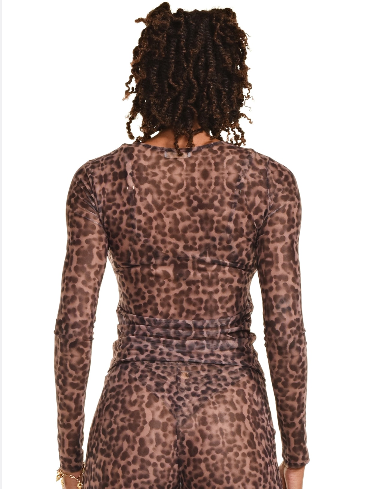 Blusa Feminina West Aquarela Onça Animal Print Triya