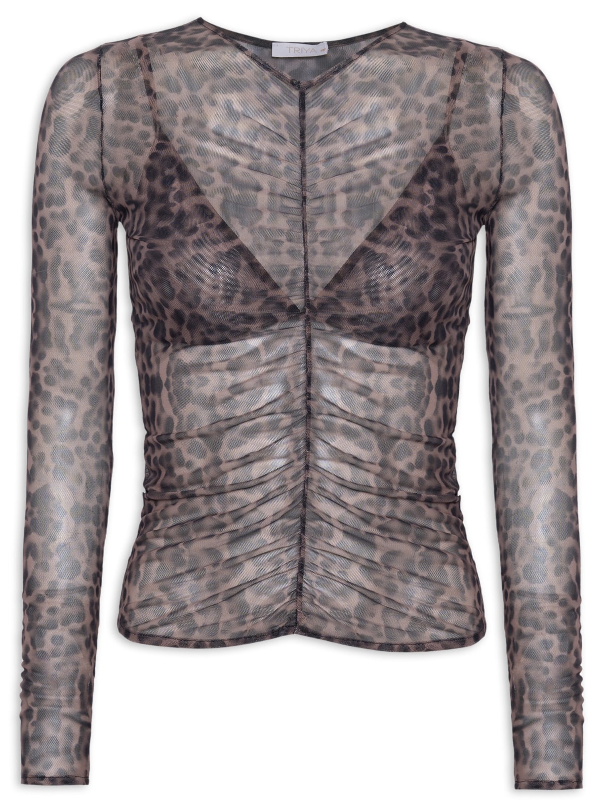 Blusa Feminina West Aquarela Onça - Animal Print