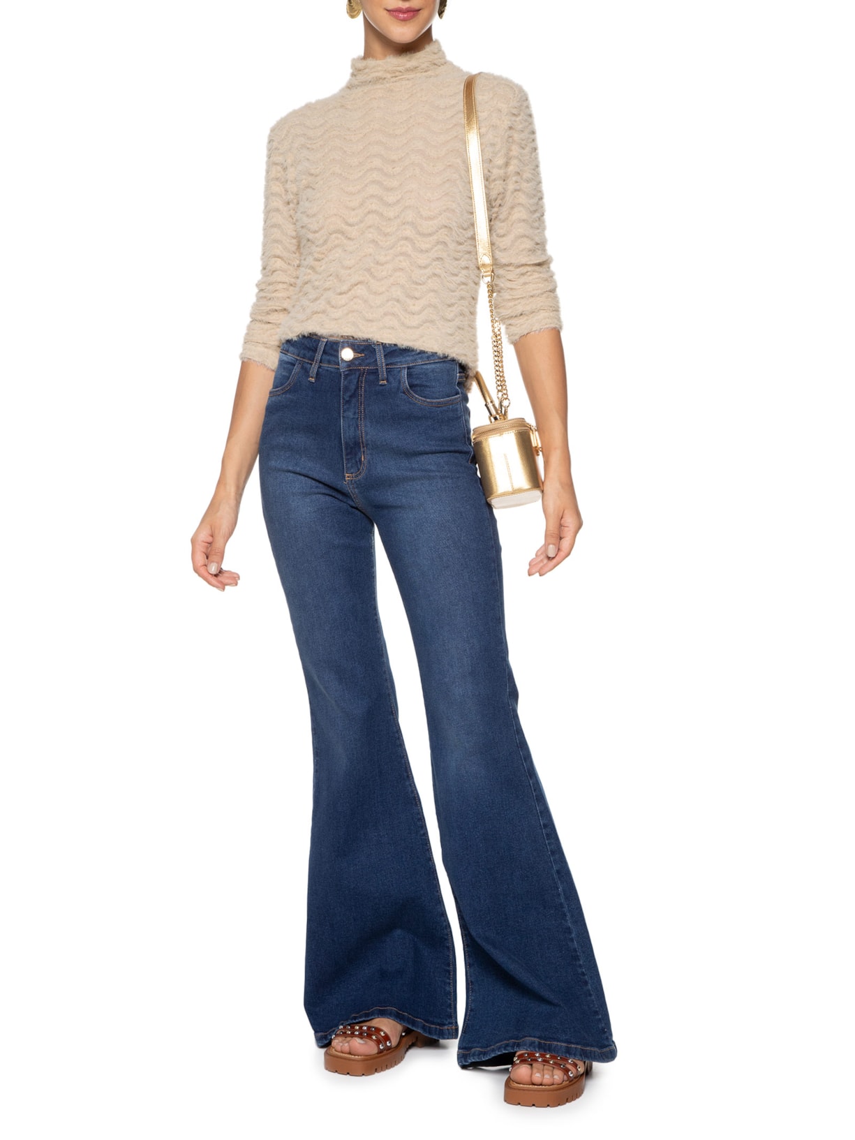 Blusa Feminina Whistler Bege Mixed