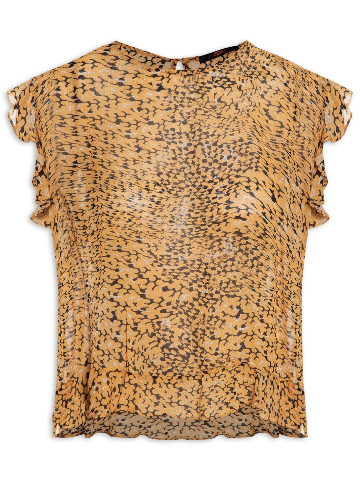 Blusa Feminina Wizzi Textura Paper - Animal Print