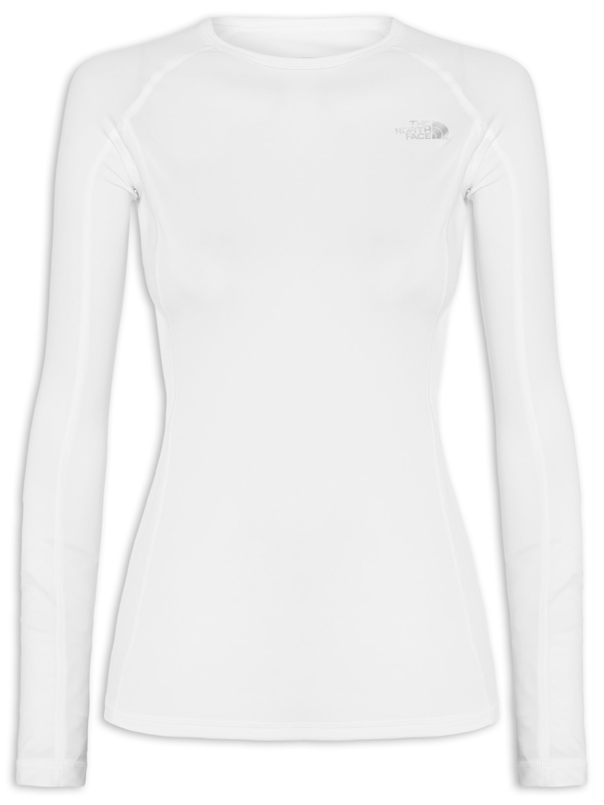 Blusa Feminina WLight L/S Crew Neck HGR Branco The North Face