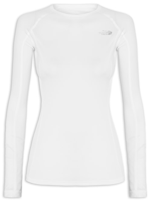 Blusa Feminina WLight L/S Crew Neck HGR - Branco