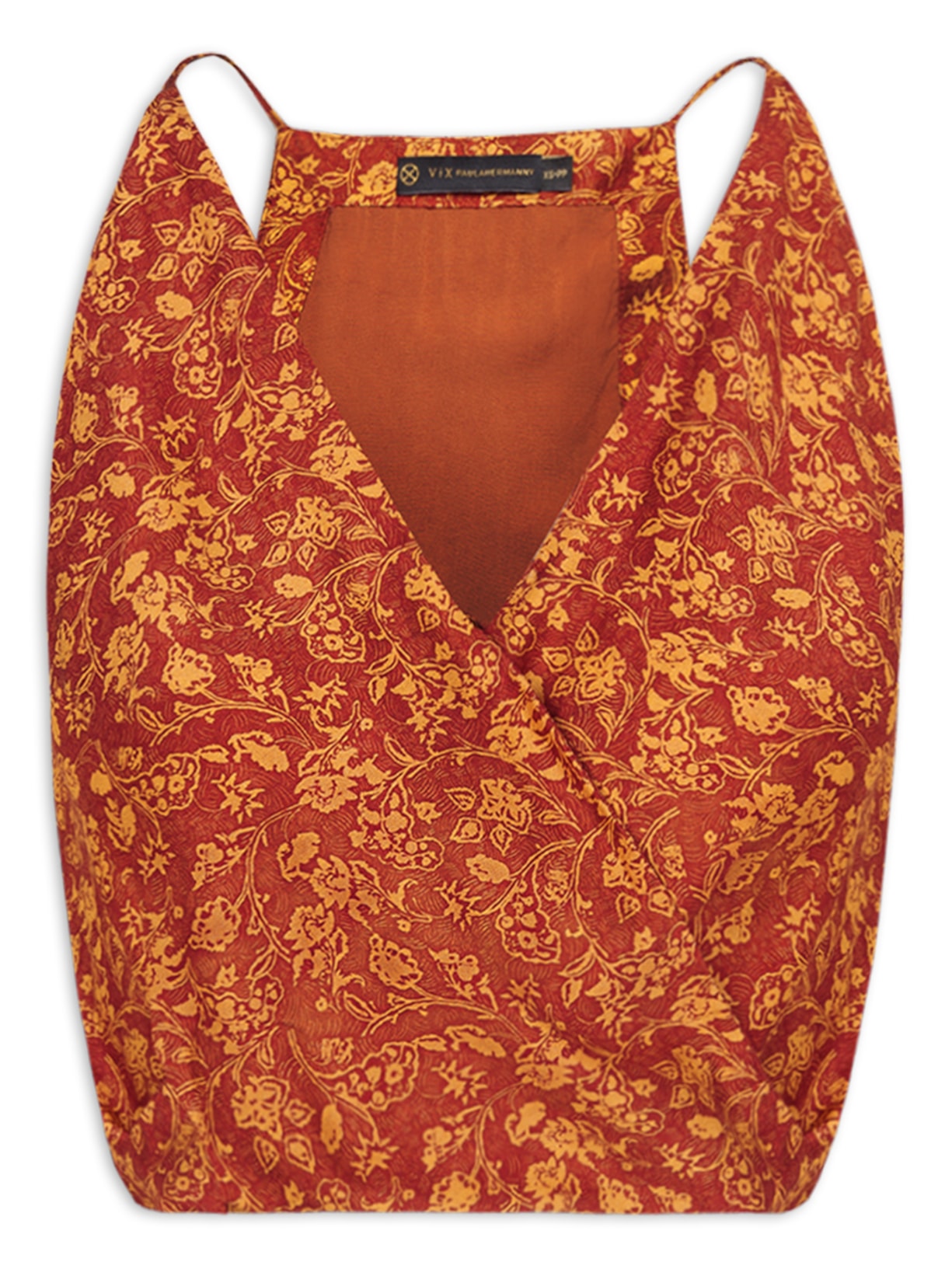 Blusa Feminina Wrap Slim - Laranja