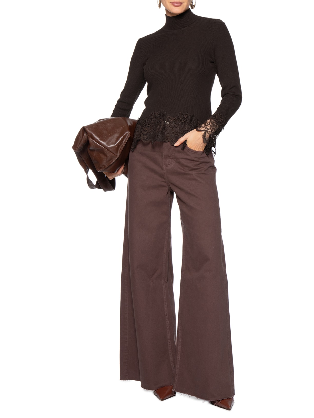 Blusa Feminina Yolanda Marrom Iorane