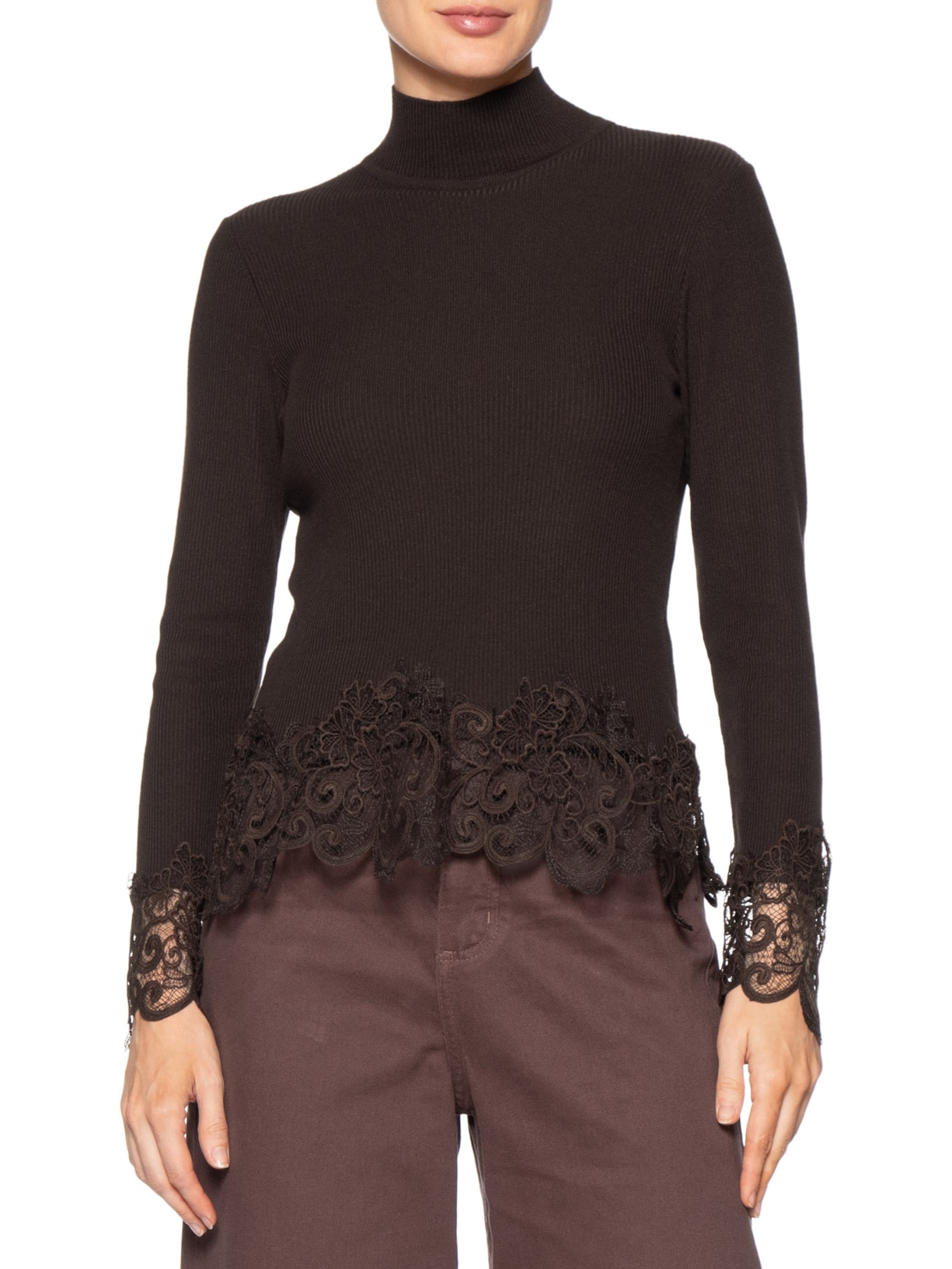 Blusa Feminina Yolanda Marrom Iorane