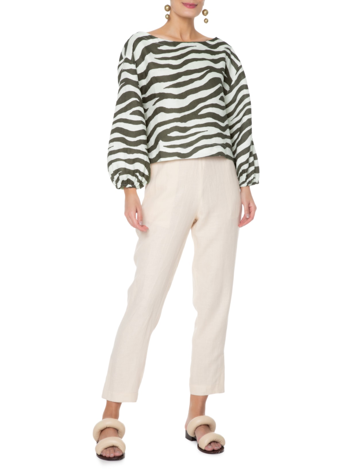 Blusa Feminina Zuri Animal Print Souq