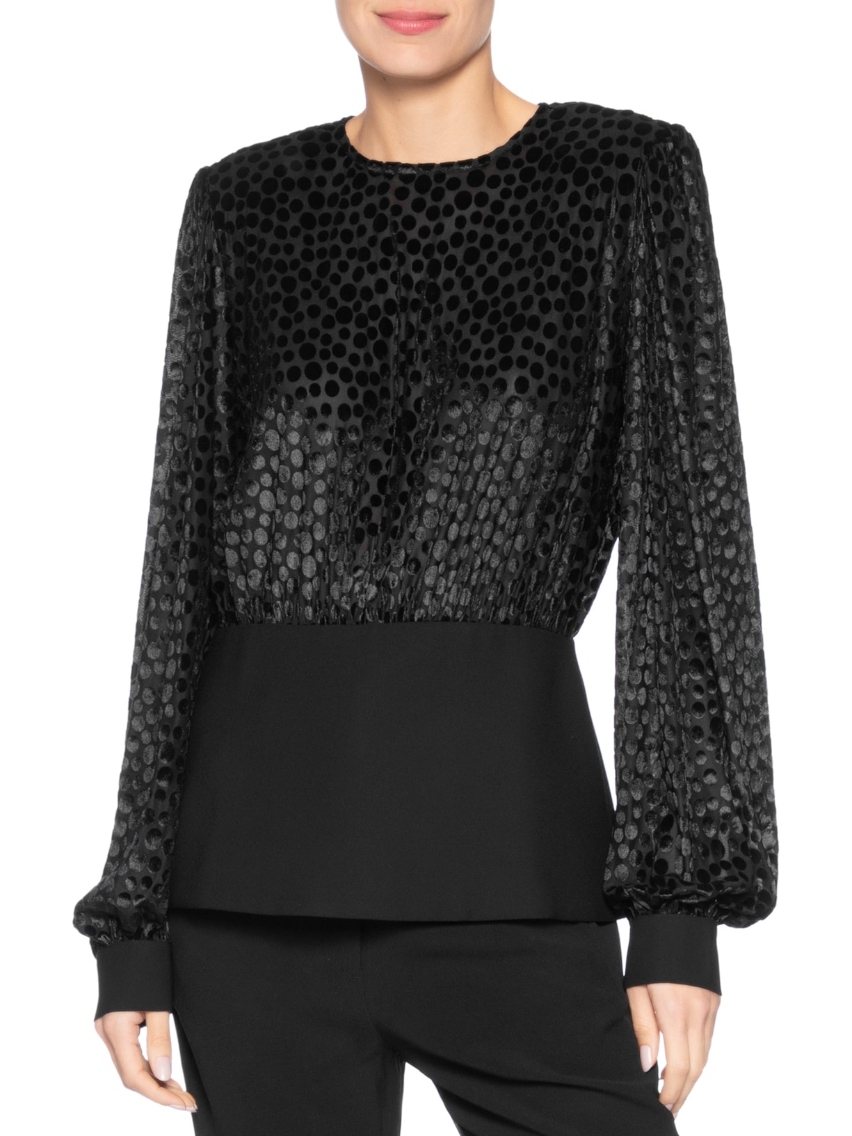 Blusa Feminino Carine Preto Carol Bassi