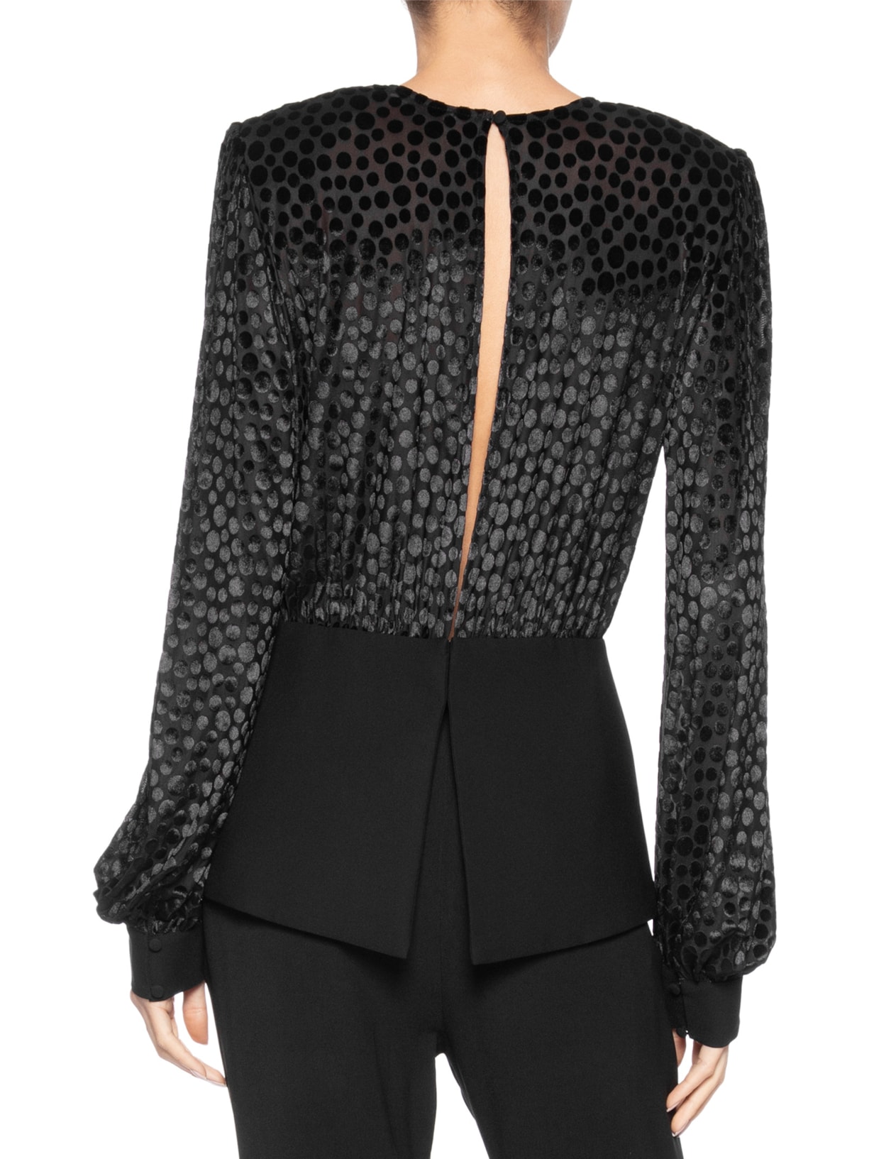 Blusa Feminino Carine Preto Carol Bassi