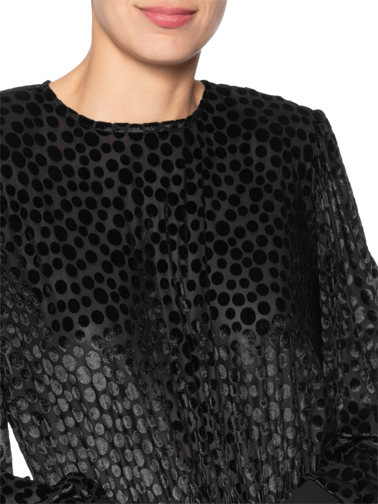 Blusa Feminino Carine Preto Carol Bassi