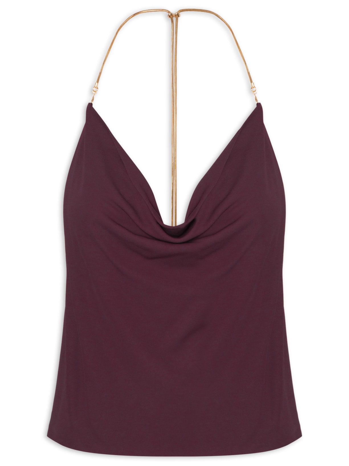 Blusa Feminino Degagê Alça Metal Roxo Animale