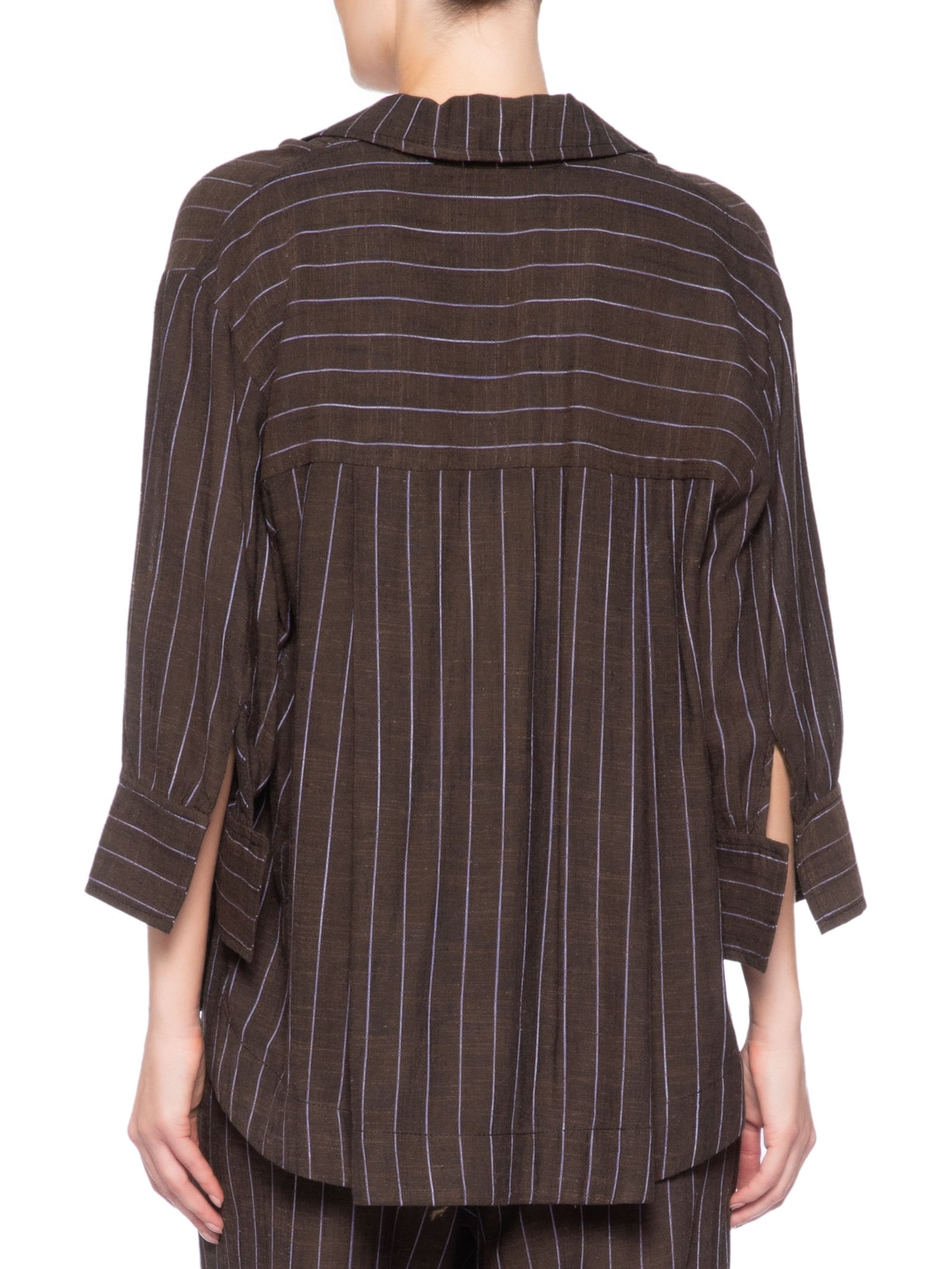 Blusa Feminino Linen Fluid Beverly – Marrom Nk