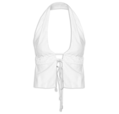 Blusa Frente Única - Branco