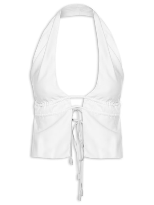 Blusa Frente Única - Branco
