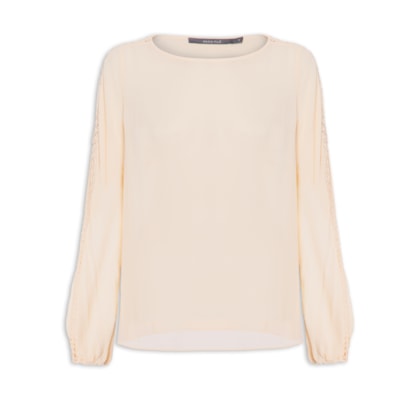 Blusa Ggt Lateral Trançada - Amarelo