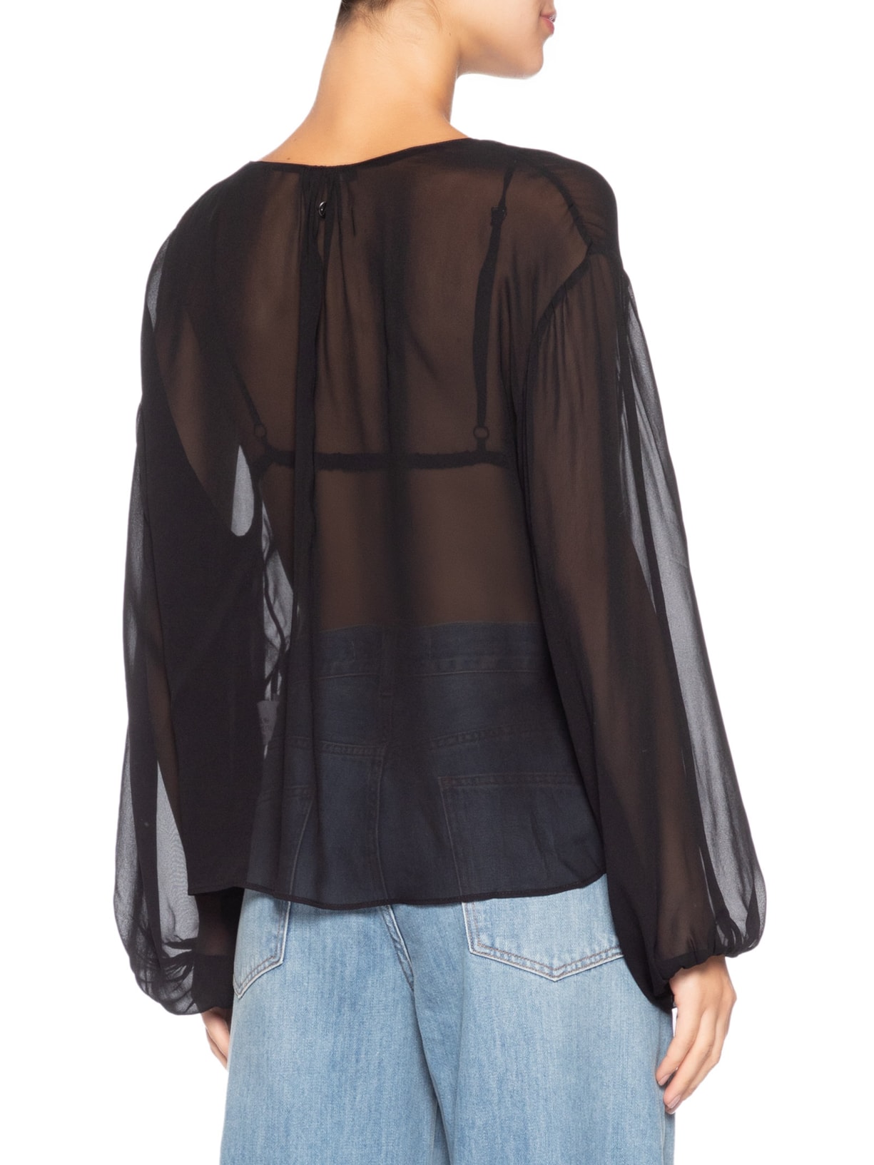 Blusa GGT Trançado Frente Feminina Preto Animale Jeans