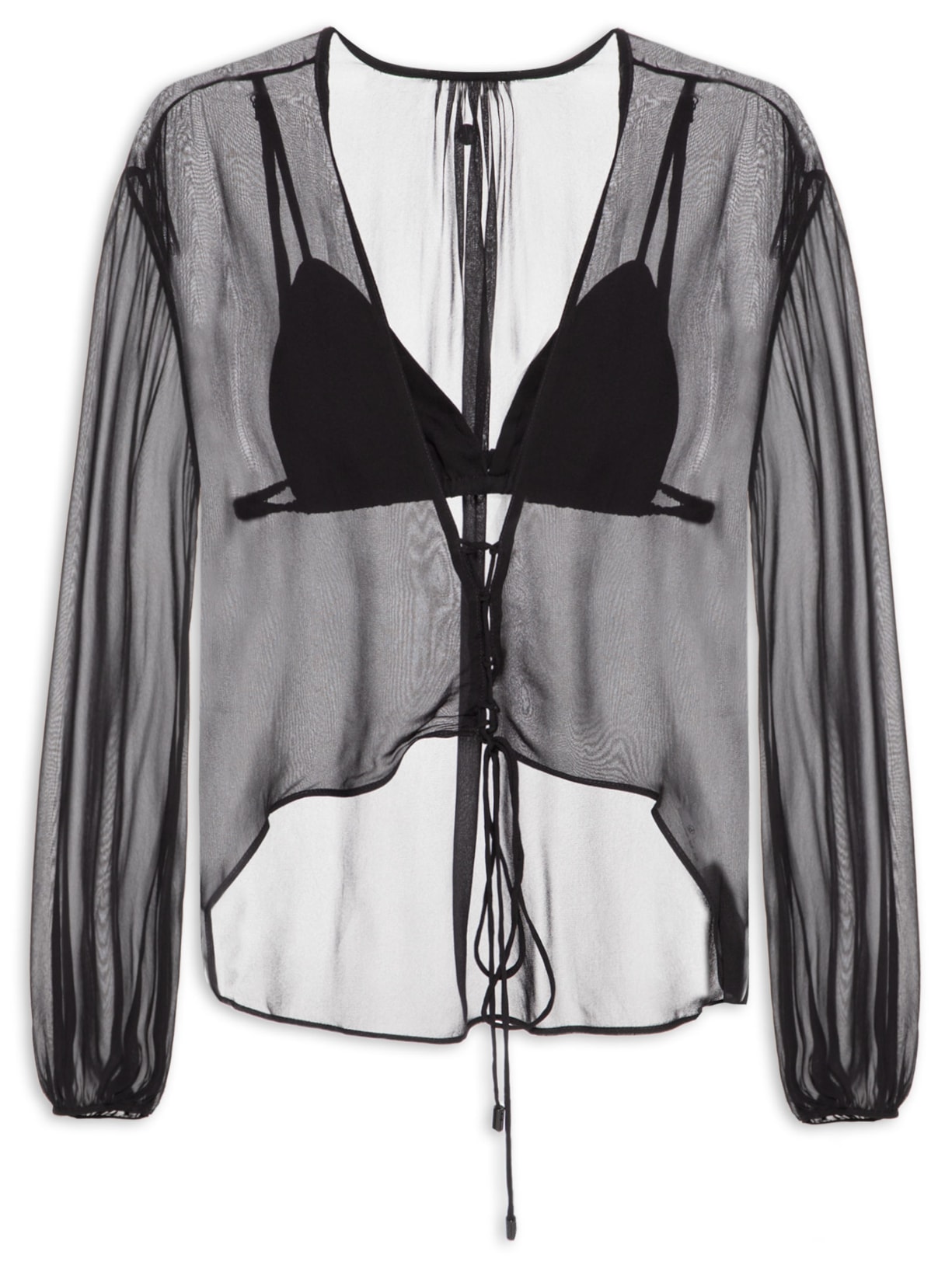 Blusa GGT Trançado Frente Feminina – Preto Animale Jeans