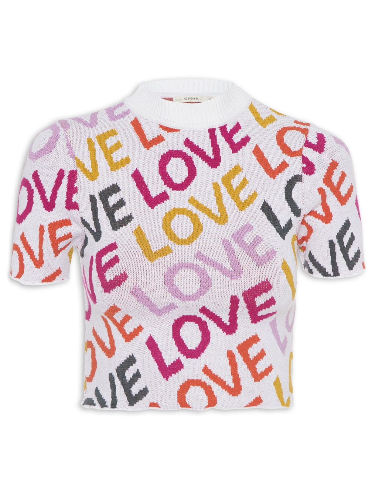 Blusa Jacquard Love Off White Dress To