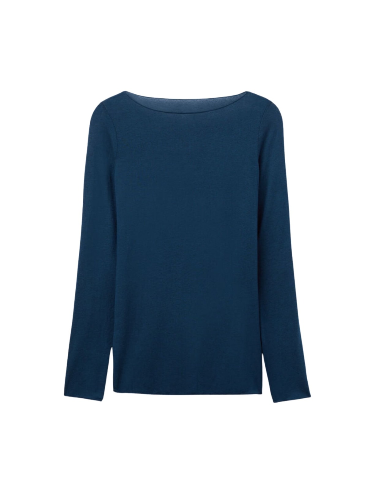 Blusa Manga Comprida Em Cashmere Ultralight Azul Intimissimi