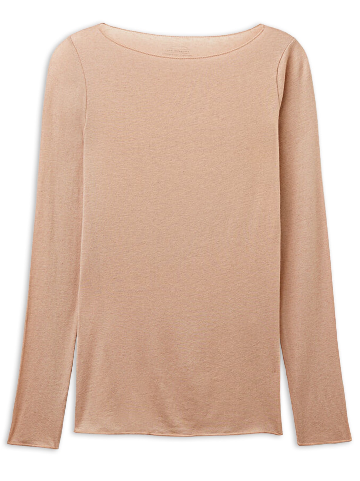 Blusa Manga Comprida Em Cashmere Ultralight - Bege