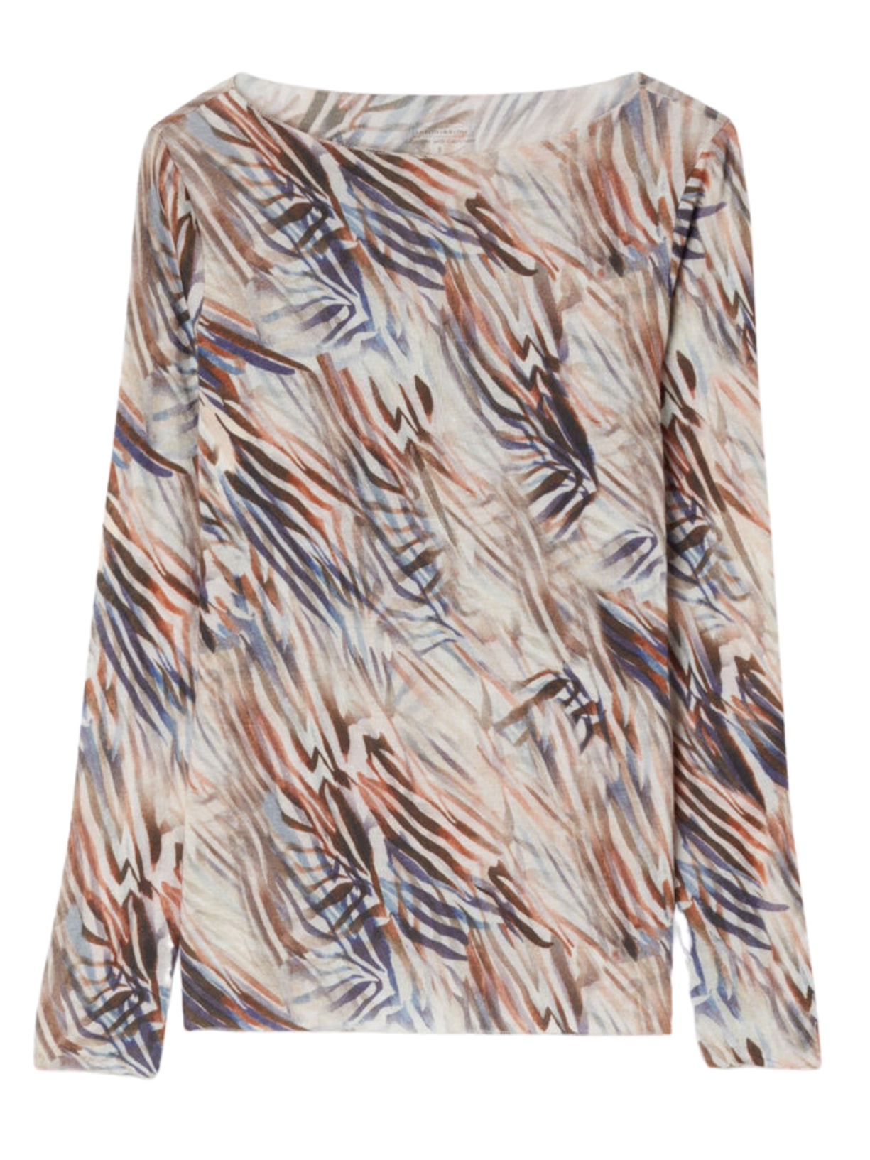 Blusa Manga Comprida Em Cashmere Ultralight Marrom Intimissimi