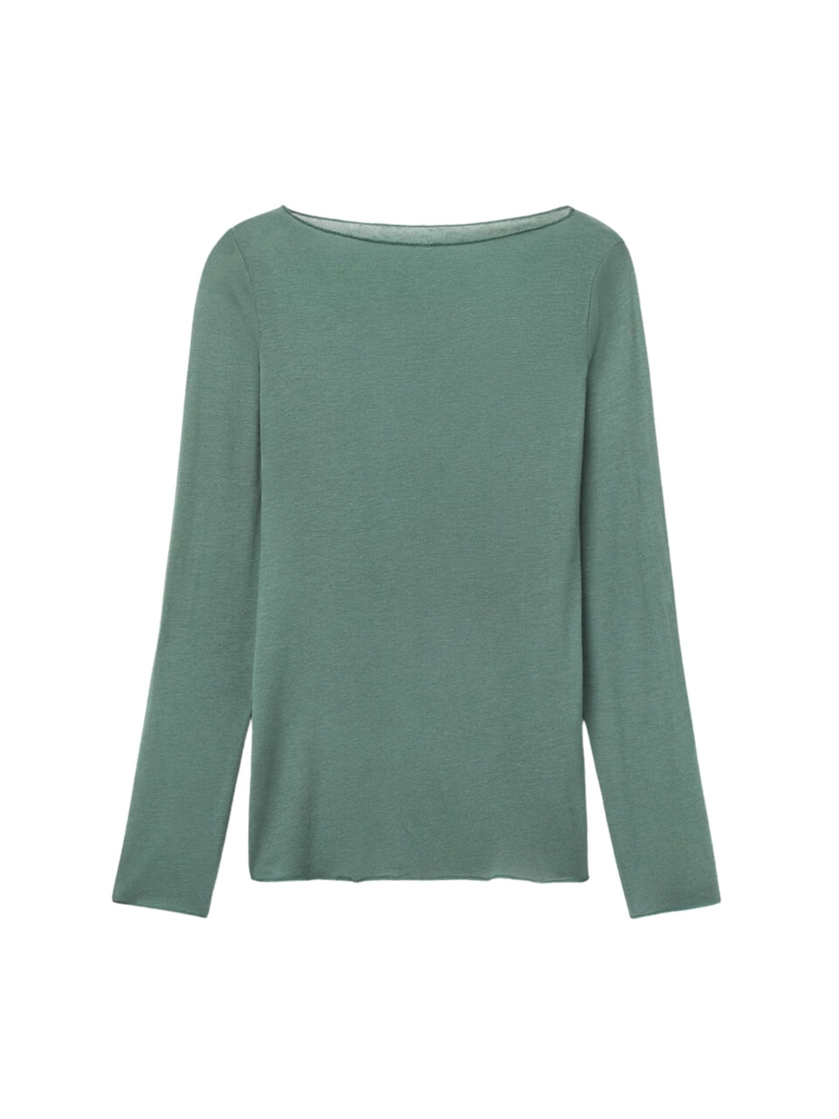 Blusa Manga Comprida Em Cashmere Ultralight Verde Intimissimi