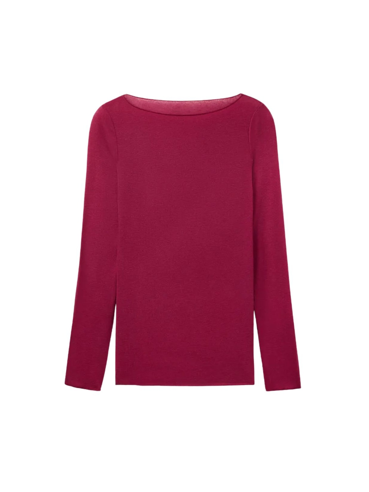 Blusa Manga Comprida Em Cashmere Ultralight - Vermelho