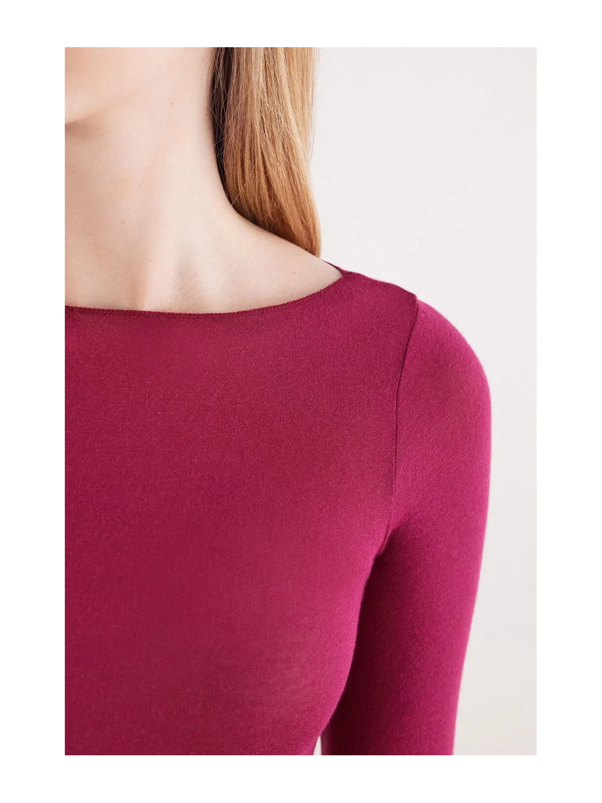 Blusa Manga Comprida Em Cashmere Ultralight Vermelho Intimissimi